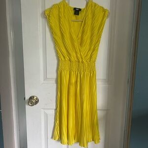 DKNY yellow dress